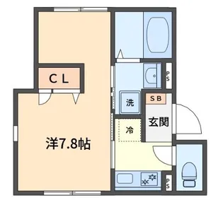 ラミティエ北千住【3階】の間取り