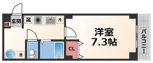 パーク巽東II【1階】の間取り