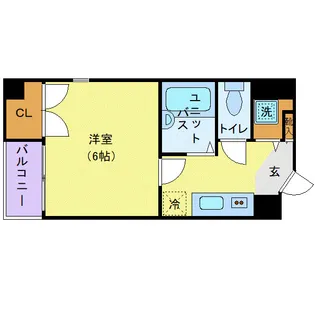 ヴィレ日本橋箱崎【5階】の間取り