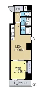 MAISON M K【6階】の間取り