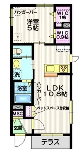 La Felice 二子玉川【1階】の間取り