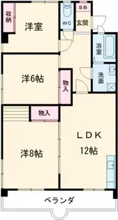 プレイリーハイムII【2階】の間取り