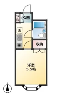 アクトワン【2階】の間取り