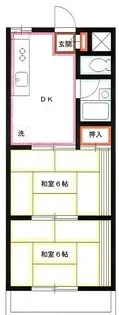 メゾンドミナミ【2階】の間取り