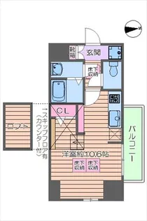 ルネスアヴニール【6階】の間取り
