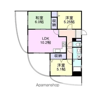 ジャクソンタワー【6階】の間取り