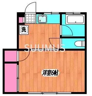第2喜代美荘【2階】の間取り