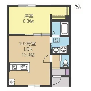 Stella杉田【1階】の間取り