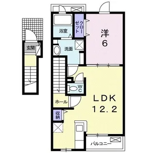 ミルトメゾン・Y II【2階】の間取り