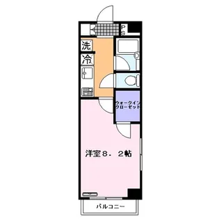 シャン・ド・フルール【2階】の間取り