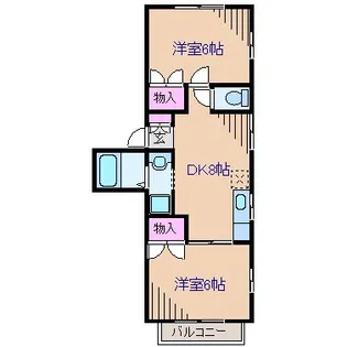 瑞穂新横浜I【2階】の間取り