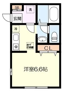 ベルウッド【1階】の間取り