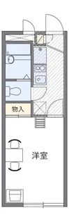 レオパレスAutumnIII【1階】の間取り