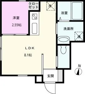 Merci S【1階】の間取り