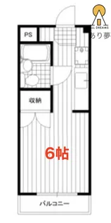 ユニバーサルハイツ【2階】の間取り