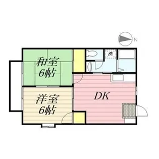 メゾン華II【2階】の間取り
