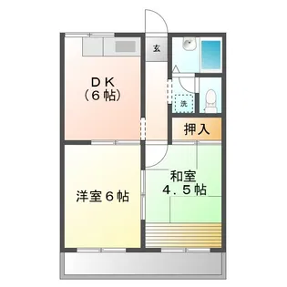 ファーストマンションNAGO【3階】の間取り