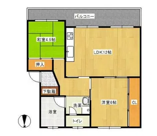 日進住宅 2号棟【2階】の間取り