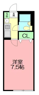 ペルソンヌ下依知【1階】の間取り