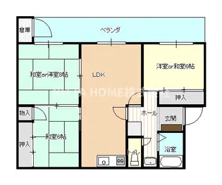 BIRDLAND【4階】の間取り