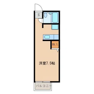 ハイツKY【1階】の間取り