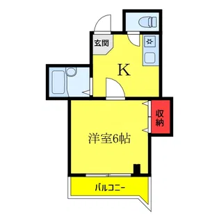 カトルセゾン【2階】の間取り