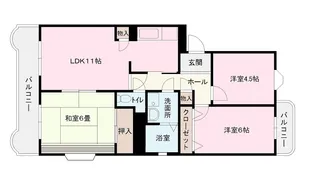 ヴィーナスハイム【3階】の間取り
