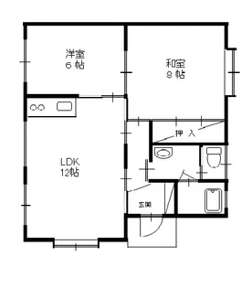 モンシェ草薙【1階】の間取り