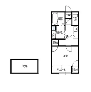 ヨウラク関根【1階】の間取り