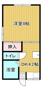 コーポはまゆう【1階】の間取り