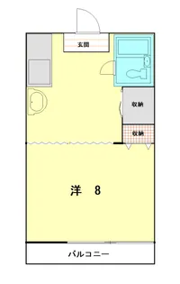 崎山ハイアットビル【3階】の間取り