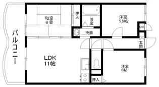 メゾンN【3階】の間取り