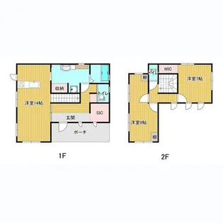 熊本県熊本市中央区国府2【一戸建】の間取り