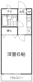 パークサイド早稲田III【4階】の間取り