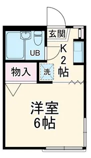 マリンコーポ【1階】の間取り