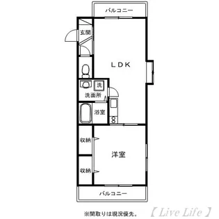 ゆとり218【2階】の間取り