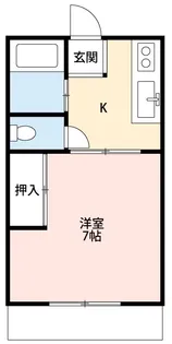 ユリコーポA【1階】の間取り
