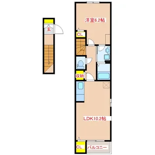 メゾン・ドリームIII【2階】の間取り