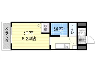 エストゥディオ3【1階】の間取り