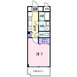 ヒルサイドテラス【3階】の間取り