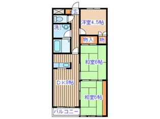 M.I.K-BUILDING【1階】の間取り