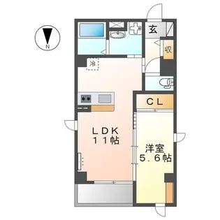 センチュリーハイツ金城【3階】の間取り