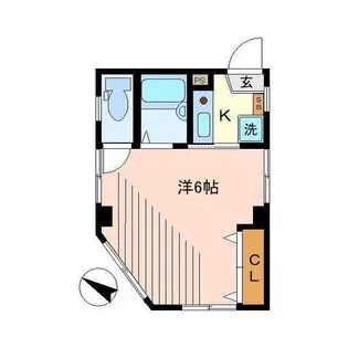 東京都中野区中央4【マンション】の間取り