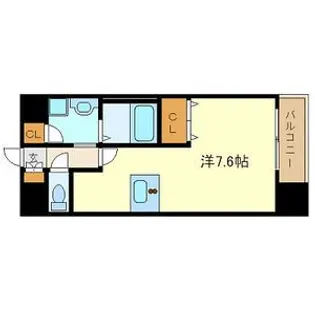 プレサンス名古屋STATIONビーフレックス【2階】の間取り