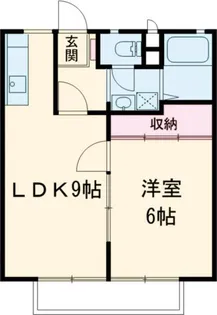 サンシティ宝木A【1階】の間取り