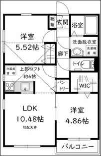 F-STAGE KURIHAMA【2階】の間取り