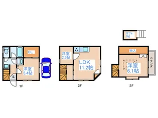 東京都杉並区堀ノ内1【一戸建】の間取り