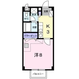 ウィングコート ベイロード2【2階】の間取り