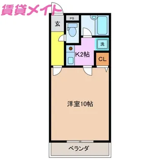 Verde【3階】の間取り