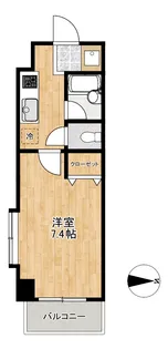 片瀬江ノ島 藤ビル【2階】の間取り